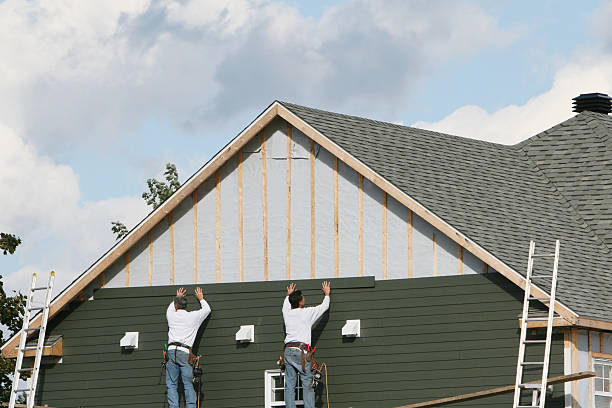 Professional Emergency Siding Repair technician working in Merion Station, PA